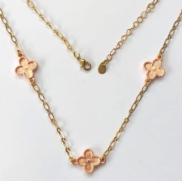 SHOCKER NO BRUTO PRONTO PARA O BANHO COM CORRENTE 1X1 COM TREIS PEÇO DE VAN CLEEF PESO 4.4GR BRU0003249