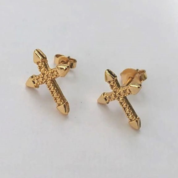 BRINCO FOLHEADO A OURO(SIMPLES E DELICADO)TAMANHO 12CM - OURO721