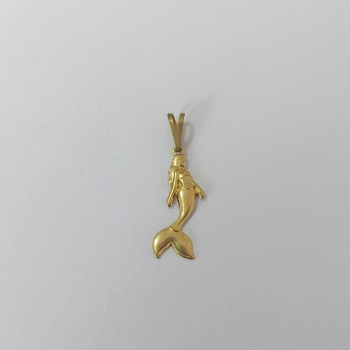 PINGENTE NO BRUTO PRONTO PARA O BANHO(5242) - PINGENTE SEREIA 20MM PESO 0,8GR - BRU0003632