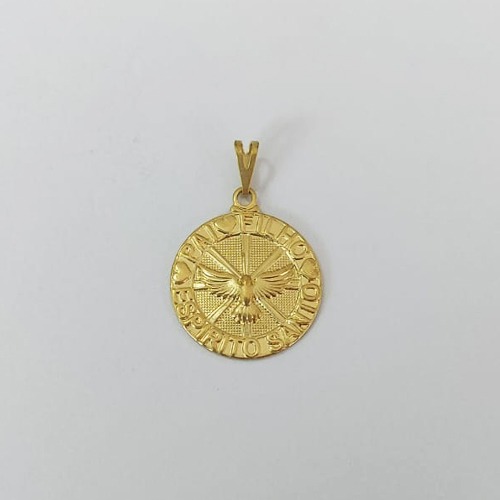 PINGENTE NO BRUTO PRONTO PARA O BANHO(3073) - PINGENTE ESPÍRITO SANTO 20MM PESO 2,0GR - BRU0003633