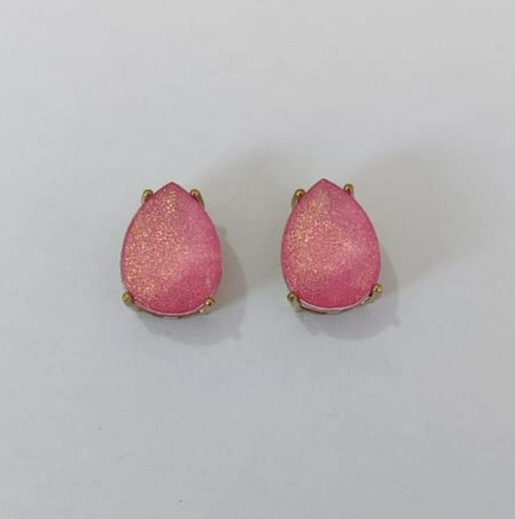 BRINCO NO BRUTO PRONTO PARA O BANHO / BASE EM ALTA FUSÃO 10X14MM COM PEDRA EM RESINA / PESO 2,7GR - BRU0003719