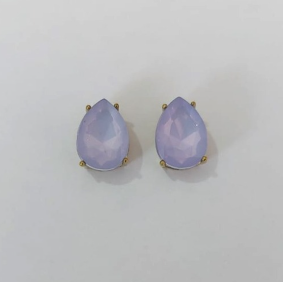 BRINCO NO BRUTO PRONTO PARA O BANHO / BASE EM ALTA FUSÃO 10X14MM COM PEDRA EM RESINA / PESO 2,7GR - BRU0003727