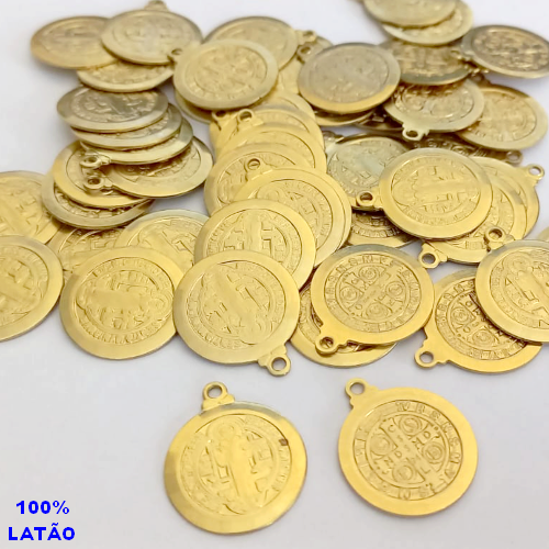 ACESSÓRIO NO BRUTO PRONTO PARA O BANHO (CX146) -São Bento Borda Lisa 15mm (5837) - PESO 0,6GR - BRU3750