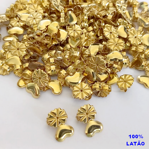 ACESSORIO NO BRUTO PRONTO PARA O BANHO(AV) - TARAXA MAGICA (6x10mm) COMPOSIÇÃO 100% LATÃO - PESO DO 0,04GR - (VENDA POR UNIDADE) BRU3751