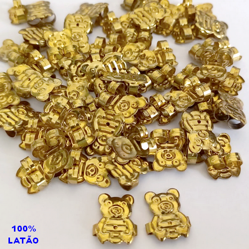 ACESSORIO NO BRUTO PRONTO PARA O BANHO(AV) - TARAXA MAGICA (4x10mm) COMPOSIÇÃO 100% LATÃO - PESO DO 0,04GR - (VENDA POR UNIDADE) BRU3753