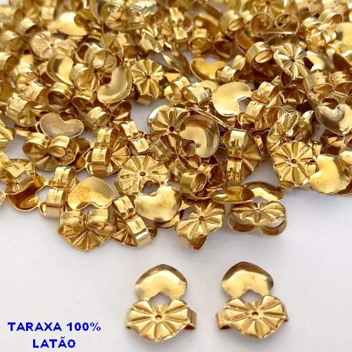 ACESSORIO NO BRUTO PRONTO PARA O BANHO(AV) - TARAXA MAGICA (9x10mm) COMPOSIÇÃO 100% LATÃO - PESO DO 0,04GR - (VENDA POR UNIDADE) BRU3755