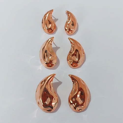 BRINCO NO BRUTO PRONTO BANHO (CX.150) BRINCO TRIO DE PINO GOTA MARTELADA - TAMANHOS 20/24/30MM - PESO TOTAL 9.9GR - BRU23980