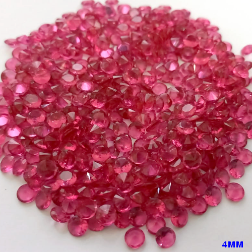 ACESSORIO NO BRUTO PRONTO PARA O BANHO(CX153) - (ZIRCONIA) "4.0MM" REDONDA (PRIMEIRA LINHA)COMPOSIÇÃO 100% ZIRCONIA - BRU24213