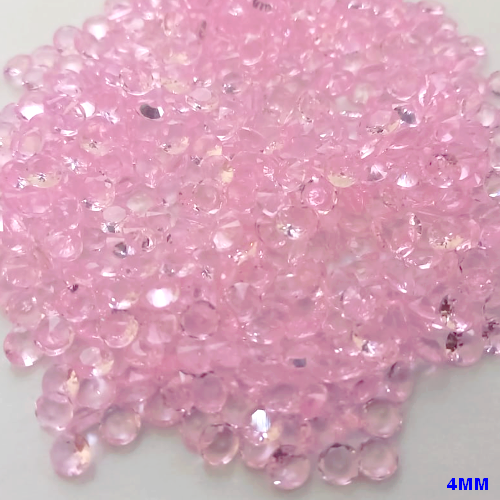 ACESSORIO NO BRUTO PRONTO PARA O BANHO(CX153) - (ZIRCONIA) "4.0MM" REDONDA (PRIMEIRA LINHA)COMPOSIÇÃO 100% ZIRCONIA - BRU24235