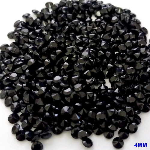 ACESSORIO NO BRUTO PRONTO PARA O BANHO(CX153) - (ZIRCONIA) "4.0MM" REDONDA (PRIMEIRA LINHA)COMPOSIÇÃO 100% ZIRCONIA - BRU24236