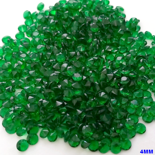 ACESSORIO NO BRUTO PRONTO PARA O BANHO(CX153) - (ZIRCONIA) "4.0MM" REDONDA (PRIMEIRA LINHA)COMPOSIÇÃO 100% ZIRCONIA - BRU24238