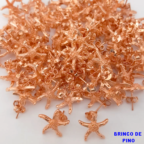 BRINCO NO BRUTO PRONTO PARA O BANHO(CRIS)(pote) - COM BASE DE PINO COM )TAMANHO DO BRINCO 12MM - PESO TOTAL 1.7GR (peso do par) - BRU24386