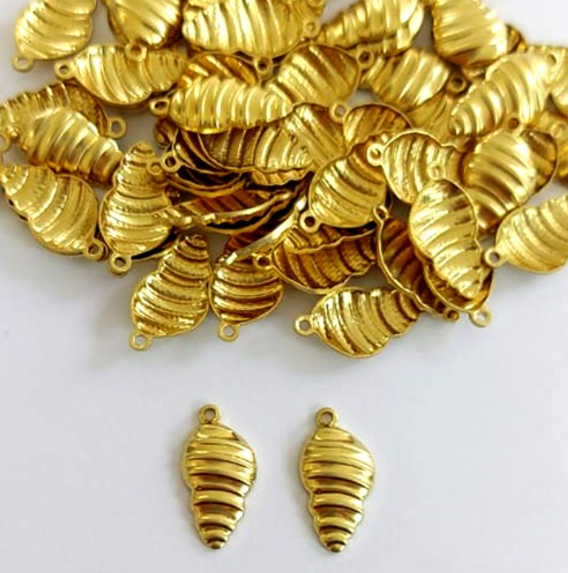 ACESSORIO NO BRUTO PRONTO PARA O BANHO(CX154) (5830) (Caracol Marinho 13x7mm C/ Cabeça)- BRU24393