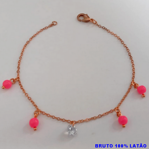 PULSEIRA NO BRUTO PRONTO PARA O BANHO(CX155)(COM CORRENTE SIMPLES TODA TRABALHADA ) PESO 1.8GR(TAMANHO 18CM) BRU24474