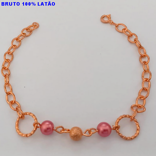 PULSEIRA NO BRUTO PRONTO PARA O BANHO(CX156)(SIMPLES E DELICADA ) PESO 4.4GR(TAMANHO 18CM) BRU24485