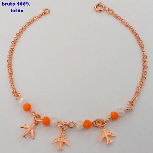 PULSEIRA NO BRUTO PRONTO PARA O BANHO(CX156) PULSEIRA SIMPLES E DELICADA COM PINDURICALHO) PESO 2.5GR (TAMANHO 18CM) BRU24550