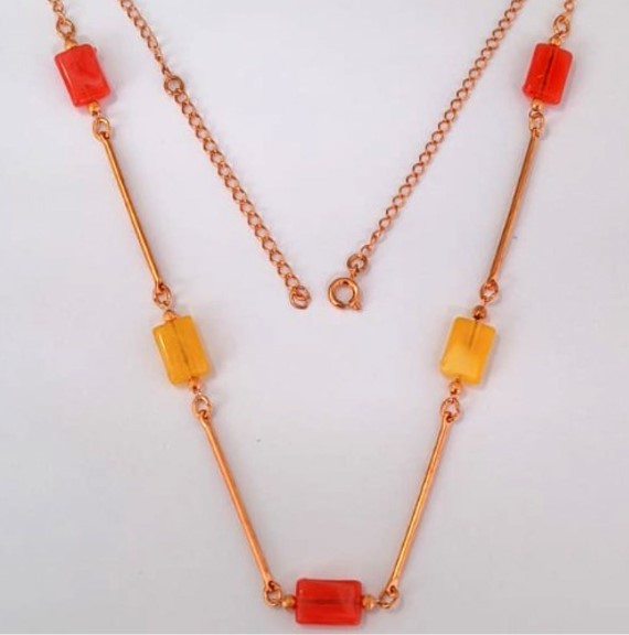 GARGANTILGA NO BRUTO PRONTO PARA O BANHO(CX158)- GARGANTILHA DE 45CM - PESO TOTAL 6.3GR - BRU24632