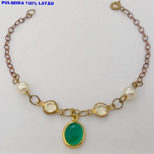 PULSEIRA NO BRUTO PRONTO PARA O BANHO(CX162)- PULSEIRA SIMPLES E DELICADA / - PESO TOTAL 2.2GR - BRU24795