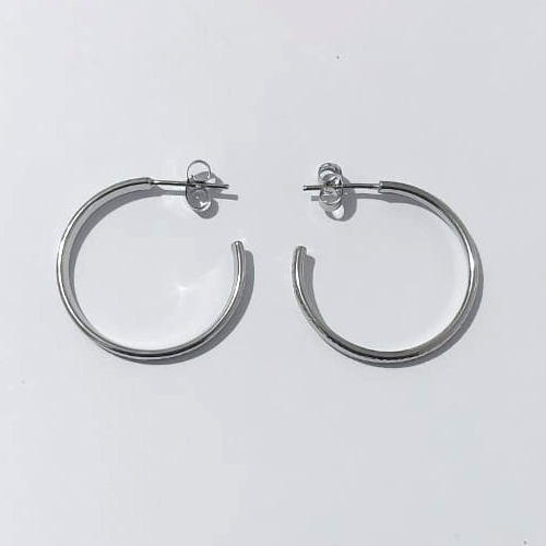 BRINCO EM AÇO INOXIDÁVEL - (CX.145) BRINCO ARGOLA 2X25MM (ARGI0182) - COMPOSIÇÃO: AÇO INOXIDÁVEL - AÇO2249