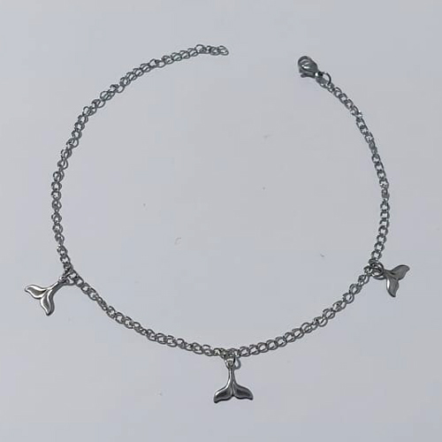 TORNOZELEIRA EM AÇO INOXIDÁVEL(CX166)- TORNOZELEIRA 26CM COM RABO DE BALEIA - COMPOSIÇÃO: AÇO INOXIDÁVEL - AÇO2256