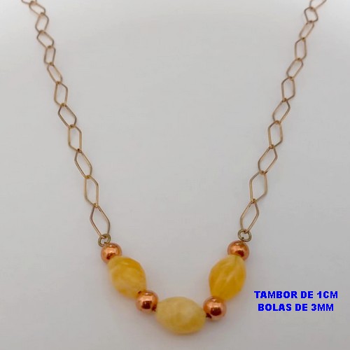 SHOCKER NO BRUTO PRONTO PARA O BANHO(CX170)(100% LATÃO)CORRENTE DE 40+EXTENSOR - COM FECHO LAGOSTA - LARGURA 6,5MM / PESO 6.9GR - BRU25130