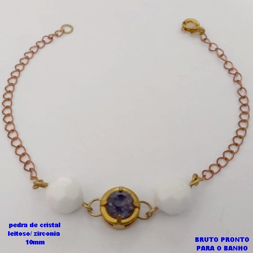 PULSEIRA NO BRUTO PRONTO PARA O BANHO - PUULSEIRA SIMPLES E DELICADA- TAMANHO 18CM - PESO:2.9GR - BRU25553