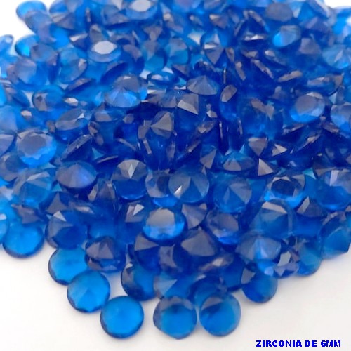 ACESSORIO NO BRUTO PRONTO PARA O BANHO(CX184) - (ZIRCONIA) "6.0MM" REDONDA (PRIMEIRA LINHA)COMPOSIÇÃO 100% ZIRCONIA - BRU25701