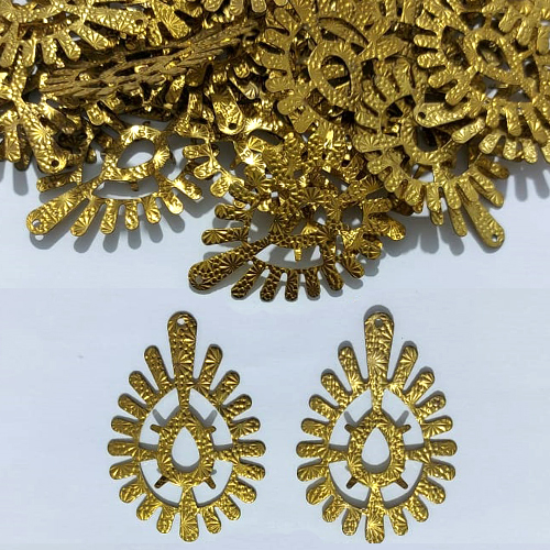 ACESSÓRIO NO BRUTO PRONTO PARA O BANHO - (3.1523) GOTA CHATÃO 41MM - PESO 1,6GR - COMPOSIÇÃO 100% LATÃO - BRU27021