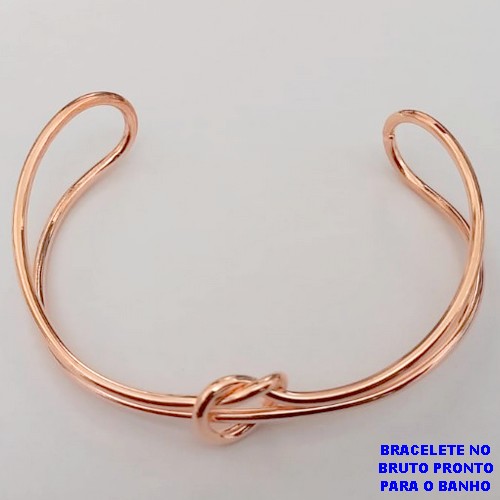 BRACELETE NO BRUTO PRONTO PARA O BANHO(CX185) - BRACELETE NO BRUTO (PESO 8.3GR) - BRU25942