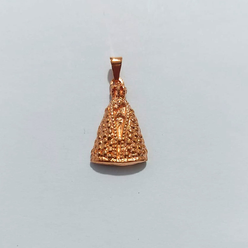 PINGENTE NO BRUTO PRONTO PARA O BANHO(CX152) - PINGENTE NOSSA SRA APARECIDA 25MM - PESO 4,3GR - BRU27081