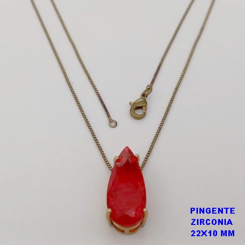 GARGANTILHA NO BRUTO PRONTO PARA O BANHO -(CX122) GARGANTILHA COM CORRENTE VENEZIANA DE 45CM COM PEDRA 22X10MM COM BASE EM ALTA FUSÃO - PESO 4.5GR - COMPOSIÇÃO 100% LATÃO - BRU25957
