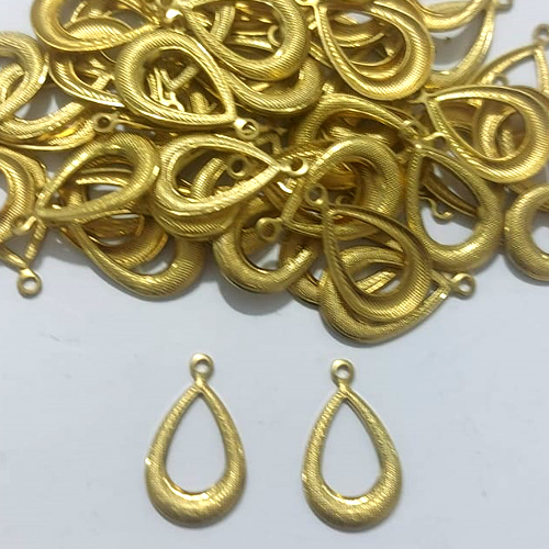 ACESSÓRIO NO BRUTO PRONTO PARA O BANHO - (2245) (CX.71) GOTA VAZADO 15MM - PESO 0,4GR - COMPOSIÇÃO 100% LATÃO - BRU27125