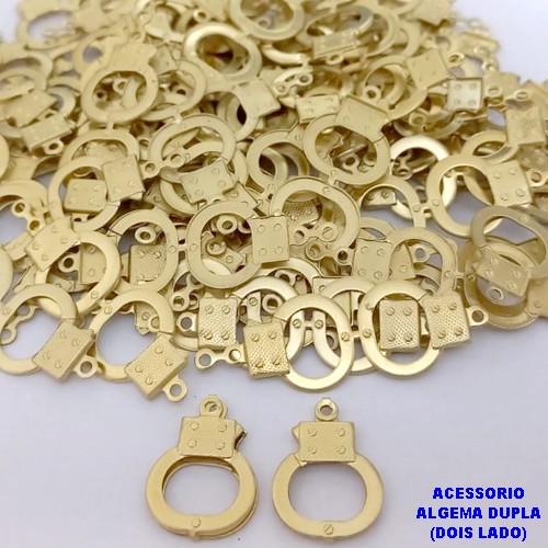 ACESSORIO NO BRUTO PRONTO PARA O BANHO(CX188)(3.266) ACESSORIO ALGEMA DUPLA(dois lado)VENDIDA POR UNIDADE( PESO 0,07GR -BRU26011