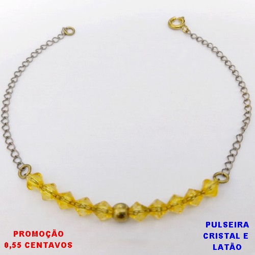 PULSEIRA NO BRUTO PRONTO PARA O BANHO(CX192)SIMPLES E DELICADA - TAMANHO 18CM )PESO 1.5GR- BRU26825