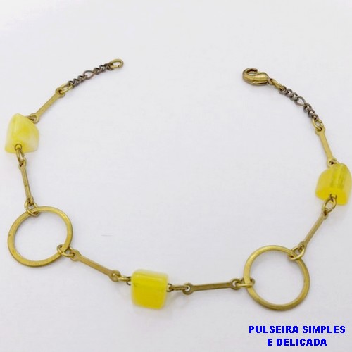 PULSEIRA NO BRUTO PRONTO PARA O BANHO(CX193)SIMPLES E DELICADA 18CM (PESO 3.1GR ) BRU26898