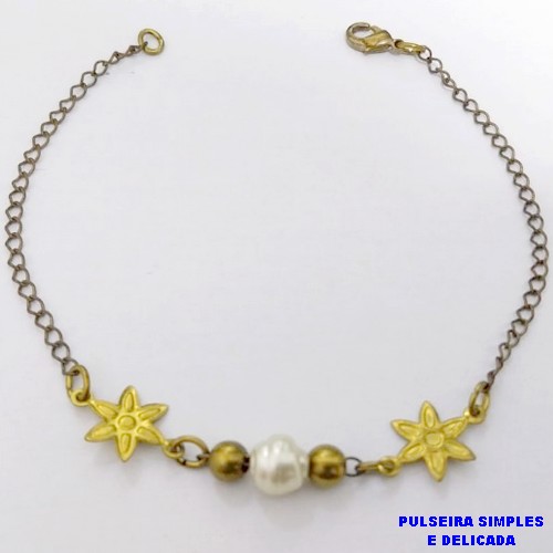 PULSEIRA NO BRUTO PRONTO PARA O BANHO(CX193)SIMPLES E DELICADA 18CM (PESO 1.6GR ) BRU26900