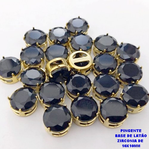 PINGENTE NO BRUTO PRONTO PARA O BANHO(POTE) PINGENTE BASE EM LATÃO E ZIRCONIA DE " 10X10MM " /VENDIDO POR UNIDADE) PESO 1GR - BRU28179
