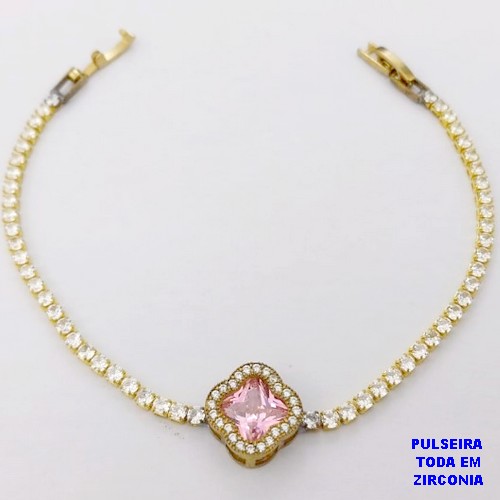 PULSEIRA NO BRUTO PRONTO PARA O BANHO(CX118)- PULSEIRA RIVIERA DE 18CM(CONECTOR CRAVEJADO 12MM - PESO TOTAL 5.3GR - BRU29194
