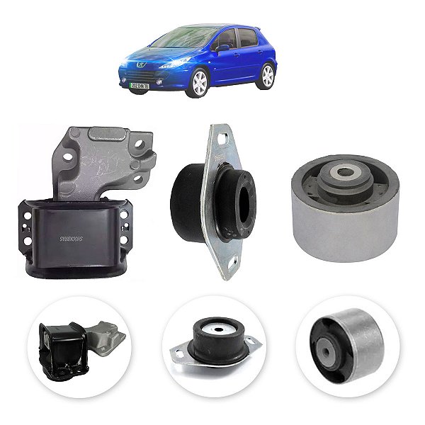 Kit coxim motor cambio 1.6 Peugeot 307 205 306 405 Partner C4