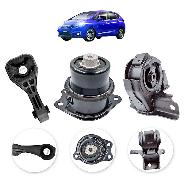 Kit Coxim Completo motor e Cambio Honda Fit Manual 2009 a 14
