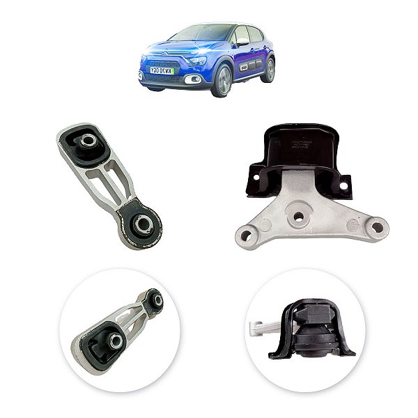 Kit Coxim Motor Direito e Cambio Citroen C3 1.5 2012 A 2018
