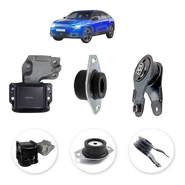 Kit 3 coxim motor e cambio 1.6 C4 Peugeot 307 206 207
