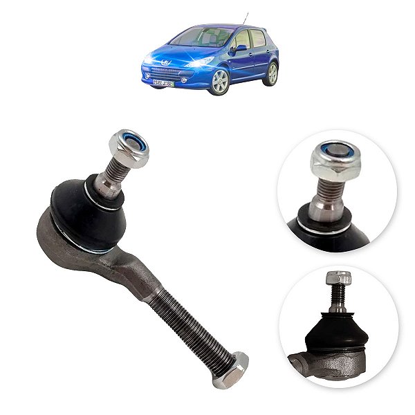 Terminal direção Direito Citroen C4 Peugeot Hoggar 206 307