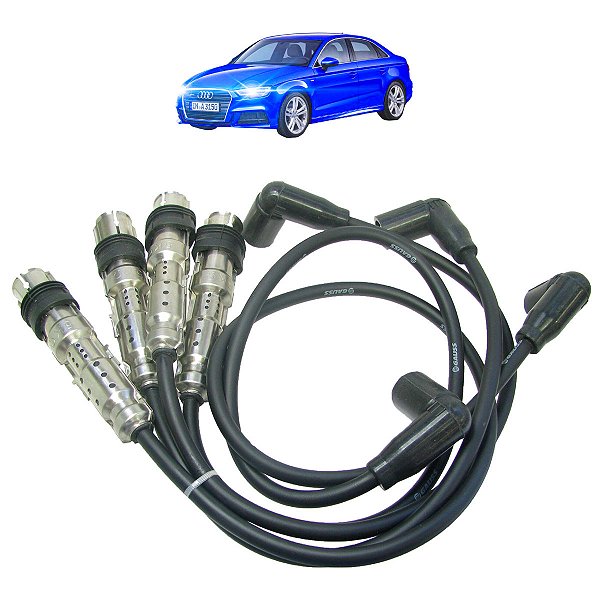 Kit Cabos de Velas VW Gol G4 Saveiro Polo Gauss Original