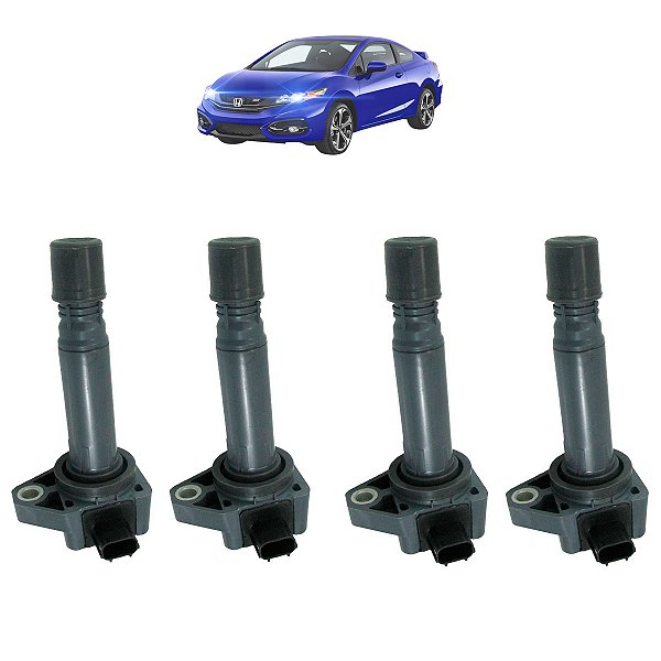 Kit Bobinas Modulo de Ignicao Gauss Honda Civic G8 Original