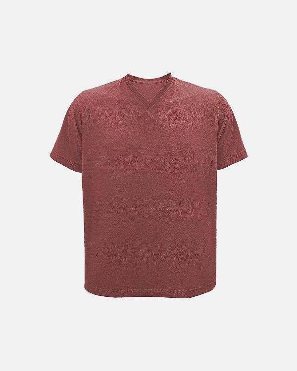 Camiseta JUST GO V Vinho