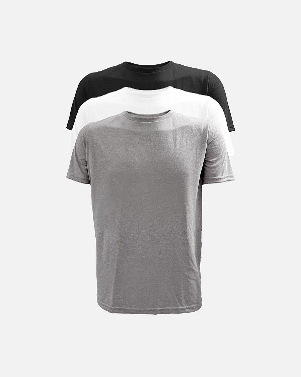 Kit 3 Camisetas JUST GO Slim