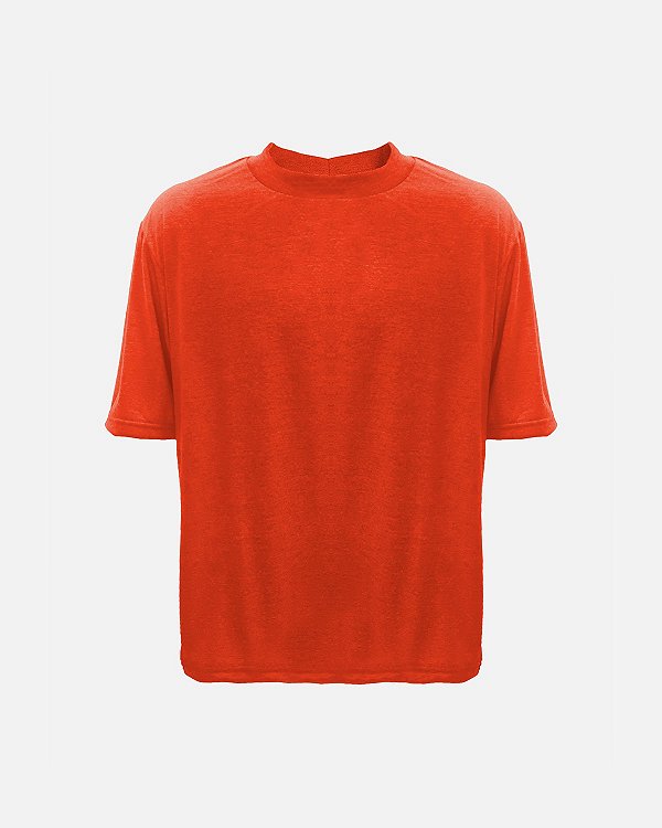 Camiseta JUST GO Oversized Laranja