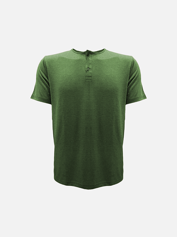 Camiseta JUST GO Henley Verde