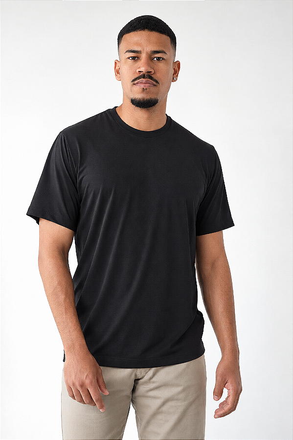 Camiseta JUST GO Basic Preta